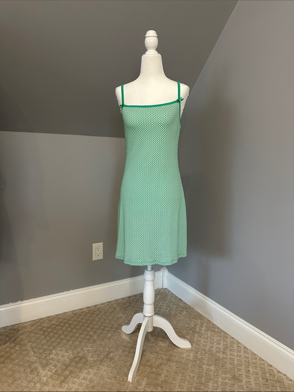 wild fable Mint Green Mini athletic Dress with Spaghetti Straps